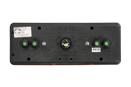 Stop spate dreapta EUROPOINT III (LED, 24V, reflector triunghiular conector: 4x 2PIN/ASS2 7PIN) [1]