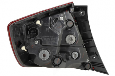 Stop spate Dreapta Extern potrivit HONDA CIVIC X 2016-2022 (LED/W16W/WY21W) [1]