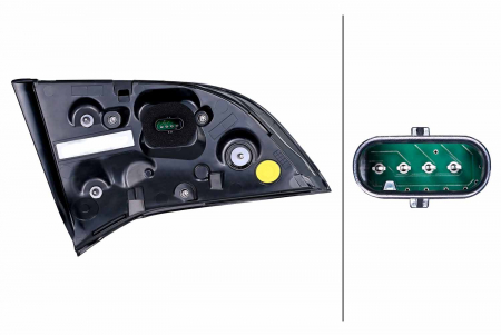 Stop spate dreapta (interior, LED, cu lumina de ceata, lumina de marșarier) potrivit TESLA MODEL 3, MODEL Y 01.17- [3]