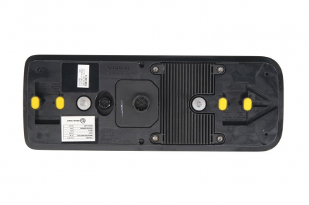 Stop spate dreapta LC12T (LED, 24V, cu intermitent, cu far ceață, lumina de marșarier, cu stop, lumină de parcare, reflector triunghiular) potrivit SCHMITZ [1]