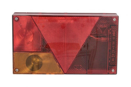 Piese Auto - Stop spate dreapta MULTIPOINT I (C5W/P21/5W/P21W, 12V, cu intermitent, cu stop, lumina de parcare, cu iluminare placuta, reflector triunghiular, numar conexiuni: 5, conector: Bayonet 5PIN)