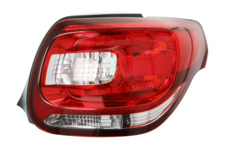 Stopuri - Stop spate Dreapta (P21/5W/P21W, culoare semnalizator alb, culoare sticla rosu) potrivit CITROEN DS3 2009-2014