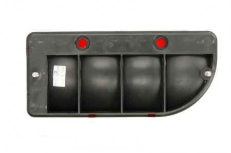 Stop spate stanga BBSKWNR 821 (12V, cu intermitent, cu far ceață, lumina de marșarier, cu stop, lumină de parcare, cu iluminare placuta, reflector) [1]