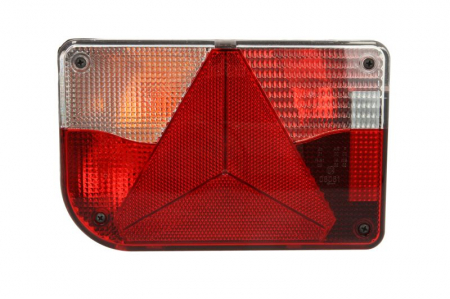 Stopuri - Stop spate stanga BBSN 830 (P21/5W/P21W/PY21W, 12V, cu intermitent, cu lumina de ceata, cu stop, lumina de parcare, reflector triunghiular, conector: Bayonet 5PIN)