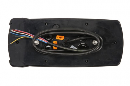 Stop spate stanga CARMEN (LED, 12/24V, cu intermitent, cu far ceață, lumina de marșarier, cu stop, lumină de parcare, reflector, rosu ) [1]