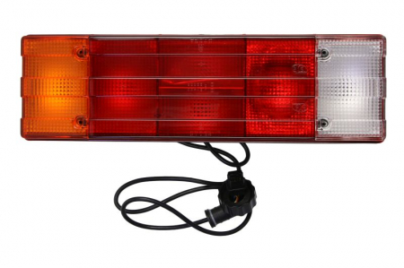 Iluminat auto - Stop spate stanga/dreapta (24V, cu intermitent, cu far de ceață, lumina de marșarier, cu stop, lumină de parcare, fara proiector; cu fire) potrivit KOGEL; SCHMITZ