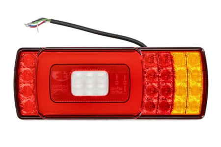 Iluminat auto - Stop spate stanga/dreapta ECOFAB (LED, 10/12/24/30V, cu intermitent, cu far de ceață, lumina de marșarier, cu stop, lumină de parcare, reflector, lungime cablu: 0,3m, fixare orizontala/fixare vertical