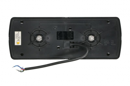 Stop spate stanga/dreapta ECOFAB (LED, 10/12/24/30V, cu intermitent, cu far de ceață, lumina de marșarier, cu stop, lumină de parcare, reflector, lungime cablu: 0,3m, fixare orizontala/fixare vertical [1]