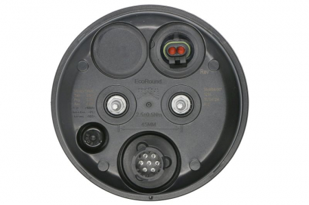 Stop spate stanga/dreapta ECOrotund (LED, 12/24V, cu lumina de ceata, lumina de marșarier, lumina parcare, fara proiector, surub, conector: 2PIN/AMP 7PIN/SUPERSEAL) [1]