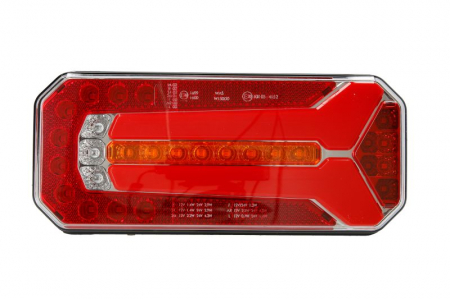 Stopuri - Stop spate stanga/dreapta (LED, 12/24V, cu intermitent, cu lumini ceata, cu stop, lumina de parcare, reflector, conector: WAS 5)