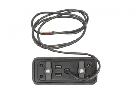 Stop spate stanga/dreapta (LED, 12/24V, cu intermitent, cu lumini ceata, lumina de marșarier, cu stop, lumina de parcare, cu iluminare placuta, reflector, rear clearance, lungime cablu: 0,2m) [1]