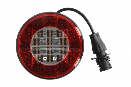 Stopuri - Stop spate stanga/dreapta (LED, 12/24V, cu intermitent, cu stop, lumina de parcare, fara proiector, lungime cablu: 0,2m, conector: AMP DIN 7PIN Bayonet)