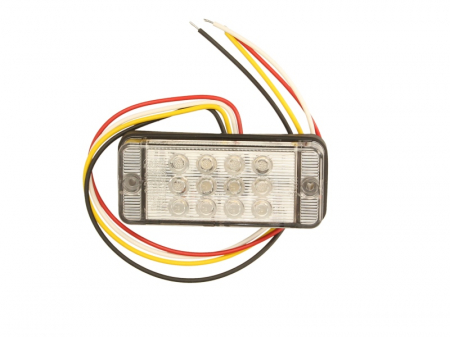 Stopuri - Stop spate stanga/dreapta (LED, 12/24V, cu intermitent, cu stop, lumina de parcare, fara proiector, lungime cablu: 0,4m)