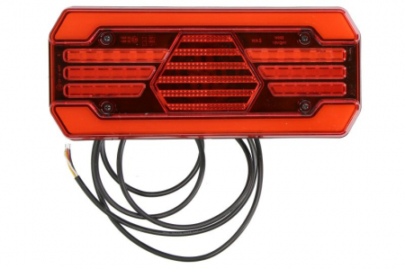 Stopuri - Stop spate stanga/dreapta (LED, 12/24V, cu intermitent, cu stop, lumina de parcare, reflector, lungime cablu: 2m)