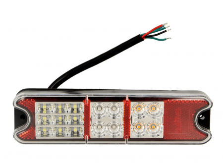 Iluminat auto - Stop spate stanga/dreapta (LED, 12/24V, cu intermitent, lumina de marșarier, cu stop, lumina de parcare)