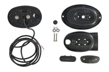 Stop spate stanga/dreapta (LED, 12/24V, transparent, cu intermitent, cu stop, lumina de parcare, spate) [1]