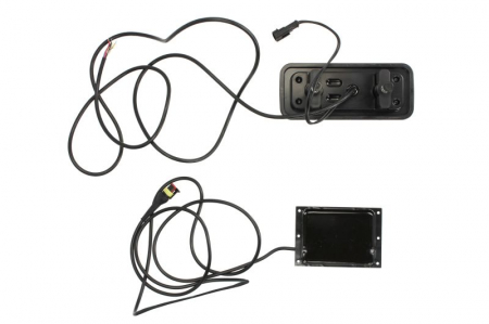 Stop spate stanga/dreapta (LED, 24V, cu intermitent, lumina de marșarier, cu stop, lumina de parcare, reflector, indicator dinamic, lungime cablu: 0,2m, cu un rezistor de sarcină indicator) [1]
