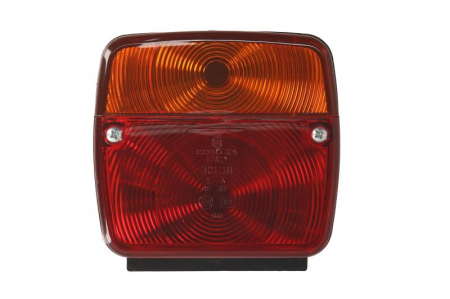 Piese Auto - Stop spate stanga/dreapta (P21/5W/P21W, 12/24V, portocaliu/rosu, cu intermitent, cu stop, lumina de parcare)