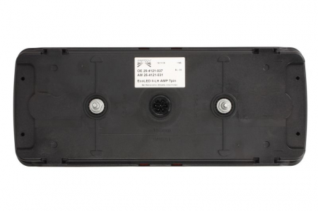 Stop spate stanga ECOLED II (LED, 10/30V, cu intermitent, cu far de ceata, marsarier, cu stop, lumina de parcare, reflector triunghiular, indicator dinamic, conector: AMP 7PIN Bayonet) [1]