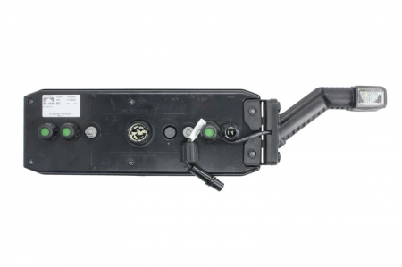 Stop spate stanga ECOLED III (LED, 24V, cu intermitent, cu far ceață, lumina de marșarier, cu stop, lumină de parcare, reflector triunghiular, cu lampă cu braț prelungitor, indicator dinamic, conector [1]