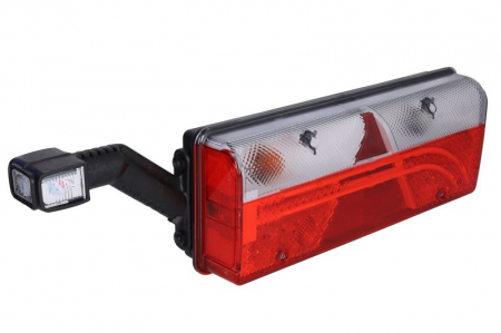 Stop spate stanga EUROPOINT III (LED, 24V, cu intermitent, cu far de ceață, marșarier, cu stop, lumină de parcare, reflector triunghiular, cu lampă cu braț prelungitor, conector: ASS2.1 7PIN) [2]