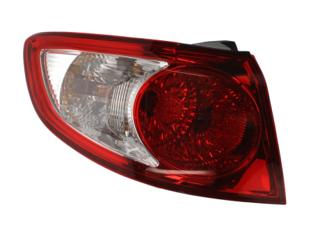 Stopuri - Stop spate Stanga (exterior, P21/5W/P21W, culoare semnalizator alb, culoare sticla rosu, cu cablare) potrivit HYUNDAI SANTA FE II CM 2006-2009