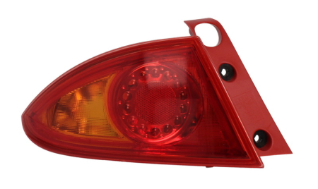 Stopuri - Stop spate Stanga (exterior, P21W, culoare semnalizator galben, culoare sticla rosu) potrivit SEAT LEON 1P Hatchback 2005-2009