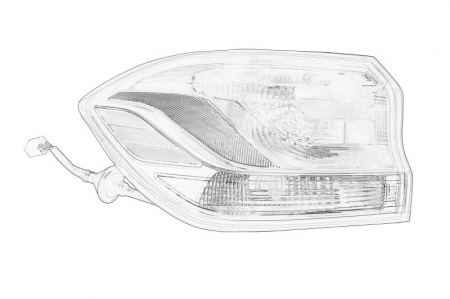 Stop spate stanga (exterior) potrivit HYUNDAI i30 PD Hatchback 02.17-09.18 Iluminat auto - Stop spate stanga (exterior) potrivit HYUNDAI i30 PD Hatchback 02.17-09.18