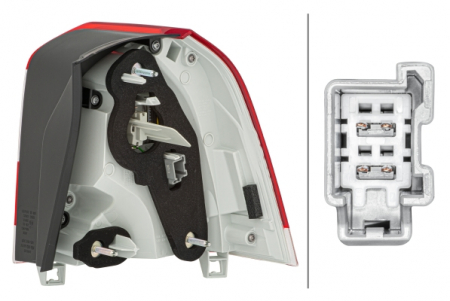 Stop spate Stanga (extern, LED/P21W) potrivit VOLVO V70 III, V70 III/KOMBI, XC70 II 04.07-12.16 [3]