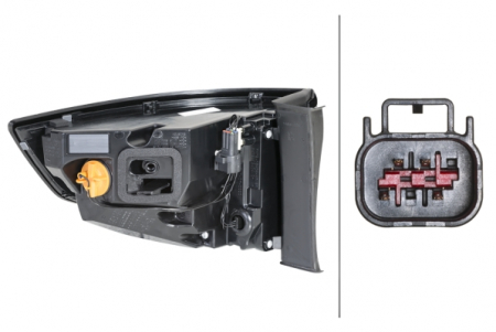 Stop spate Stanga potrivit LAND ROVER DISCOVERY SPORT dupa 2014 (extern/partea de sus, LED/P21W) [3]