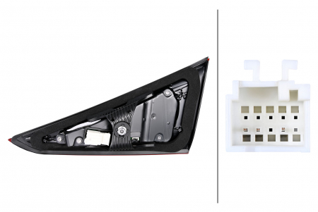 Stop spate stanga (interior, LED, cu lumina de ceata) potrivit MERCEDES CLS C257 12.17- [2]