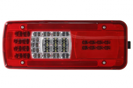 Piese Auto - Stop spate stanga LC11 (LED, 24V, cu iluminare placuta, reflector conector: Side HDSCS 8PIN) potrivit IVECO STRALIS I 02.02-
