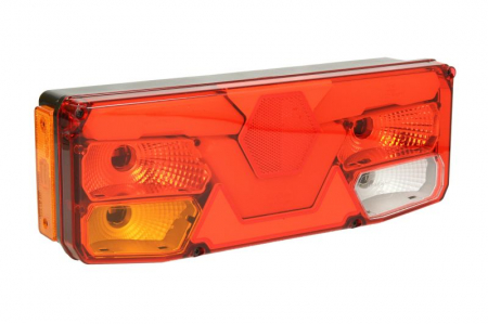 Stop spate stanga (LED, 12/24V, cu intermitent, cu far ceață, lumina de marșarier, cu stop, lumină de parcare, cu iluminare placuta, reflector ) [1]