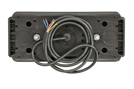 Stop spate stanga (LED, 12/24V, cu intermitent, cu far ceață, lumina de marșarier, cu stop, lumină de parcare, cu iluminare placuta, reflector, indicator dinamic, lungime cablu: 2m) [1]