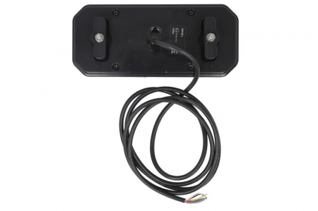 Stop spate stanga (LED, 12/24V, cu intermitent, cu far ceață, lumina de marșarier, cu stop, lumină de parcare, cu iluminare placuta, reflector, indicator dinamic, lungime cablu: 2m) [1]