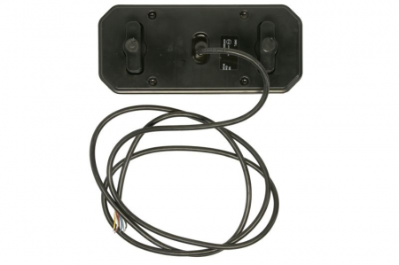 Stop spate stanga (LED, 12/24V, cu intermitent, cu far ceață, lumina de marșarier, cu stop, lumină de parcare, reflector, lungime cablu: 2m) [1]