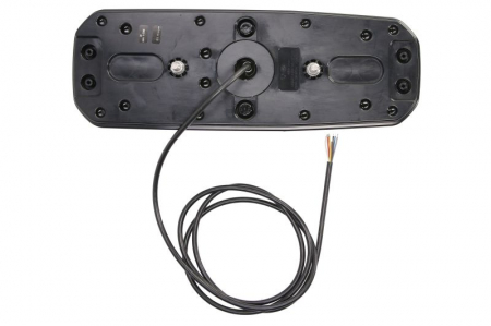 Stop spate stanga (LED, 12/24V, cu intermitent, cu far ceață, lumina de marșarier, cu stop, lumină de parcare, reflector triunghiular, lungime cablu: 2m) [1]