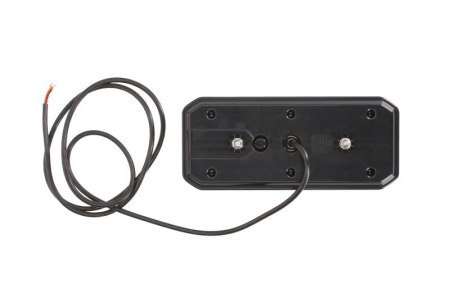 Stop spate stanga (LED, 12/24V, cu intermitent, cu far ceață, lumina de marșarier, cu stop, lumină de parcare, reflector triunghiular, semnalizator dinamic, lungime cablu: 0,2m) [1]