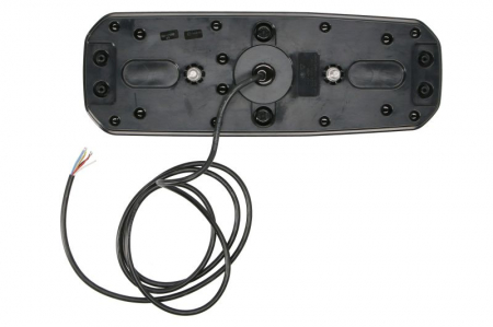 Stop spate stanga (LED, 12/24V, cu intermitent, cu far ceață, lumina de marșarier, cu stop, lumină de parcare, reflector triunghiular, semnalizator dinamic, lungime cablu: 2m) [1]