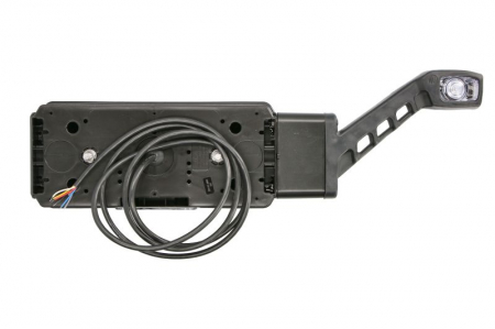 Stop spate stanga (LED, 12/24V, cu intermitent, cu far de ceață, lumina de marșarier, cu stop, lumină de parcare, cu iluminare placuta, reflector, cu lampă cu braț prelungitor, lungime cablu: 2m) [1]