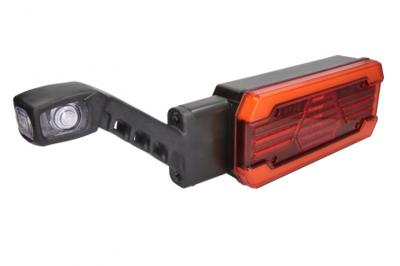 Stop spate stanga (LED, 12/24V, cu intermitent, cu far de ceață, lumina de marșarier, cu stop, lumină de parcare, reflector, cu lampă cu braț prelungitor, lungime cablu: 2m) [2]