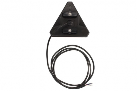 Stop spate stanga (LED, 12/24V, cu intermitent, lumina de marșarier, cu stop, lumina de parcare, cu iluminare placuta, reflector triunghiular, lungime cablu: 0,2m, 163x143x75mm) [1]