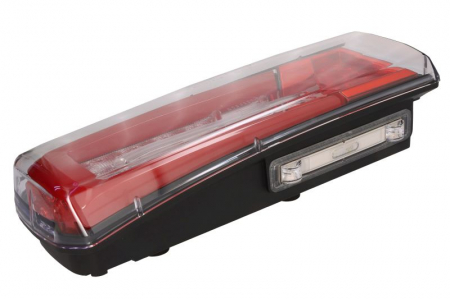 Stop spate stanga (LED, 24V, cu intermitent, cu far ceață, lumina de marșarier, cu stop, lumină de parcare, cu iluminare placuta, reflector ) potrivit MERCEDES ACTROS MP4 / MP5, ANTOS 03.00- [2]