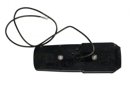 Stop spate stanga MAVIC (LED, 12/24V, cu intermitent, cu far de ceață, lumina de marșarier, cu stop, lumină de parcare, reflector triunghiular, lungime cablu: 1,5m) [1]