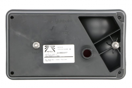 Stop spate stanga MULTIPOINT V (P21/5W/P21W/PY21W, 24V, cu intermitent, cu far de ceata, marsarier, cu stop, lumina de parcare, reflector triunghiular, conector: PE) [1]