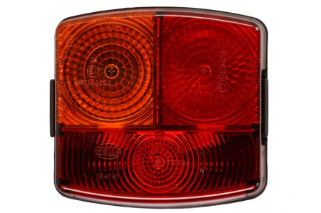 Stop spate stanga (P21W/R10W, 12V, cu intermitent, cu stop, lumina de parcare, cu iluminare placuta) potrivit DEUTZ FAHR D 10006, D 10006 A, D 13006, D 2506, D 2807, D 3006, D 3006 P, D 3607, D 4006 [0]