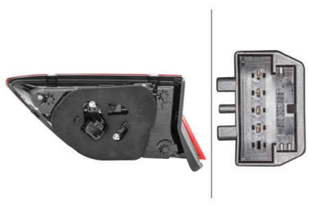Stop spate Stanga potrivit VW TIGUAN dupa 2007 (partea de sus/partea interioara, LED) [3]
