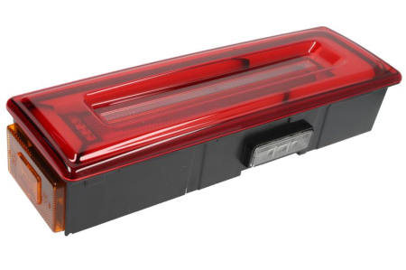 Stop spate stanga potrivit Ford F-Max dupa 2018 - LED, 24 V, Rosu / Alb [1]