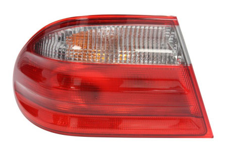 Stopuri - Stop spate stanga potrivit Mercedes Clasa E W210 1999-2003 - bec / P21/4W / P21W / R5W, exterior, Rosu, Sedan