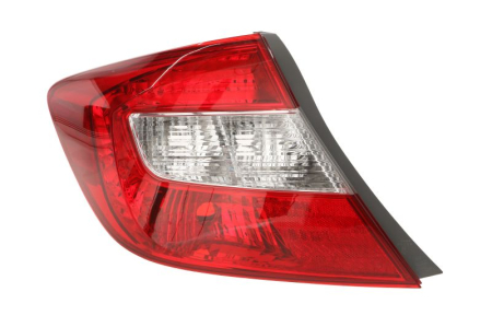 Stopuri - Stop spate Stanga (W21/5W/W21W/WY21W, culoare semnalizator alb, culoare sticla rosu) potrivit HONDA CIVIC IX SDN/COUPE 2011-2015